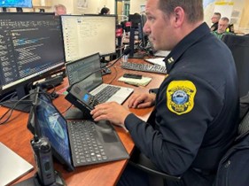 JPS MCC desktop mic at Brown County EOC