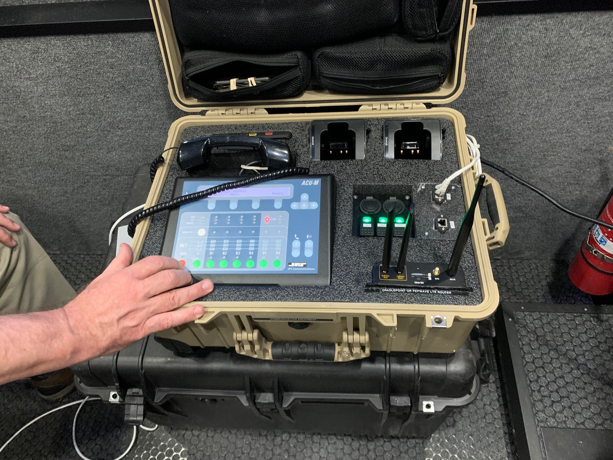 JPS equipment fits snugly into RDCP kit