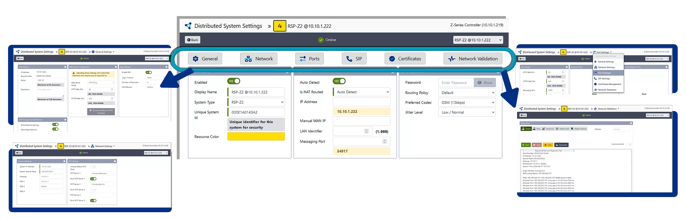 Distributed System Control